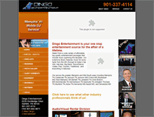 Tablet Screenshot of dingodjs.com